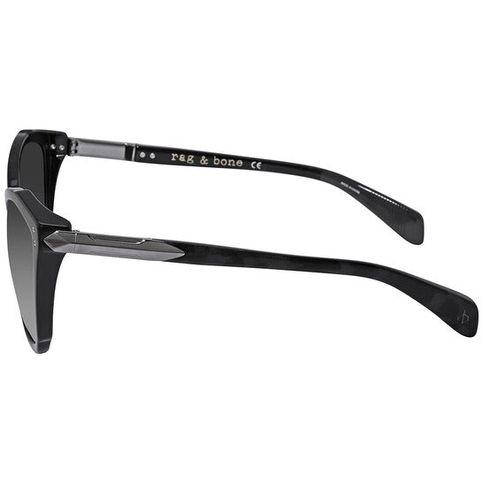 Grey Gradient Geometric Ladies Sunglasses