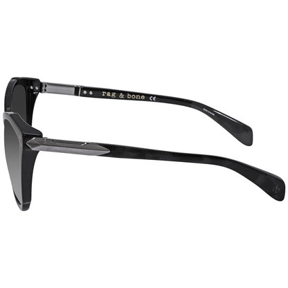 Grey Gradient Geometric Ladies Sunglasses