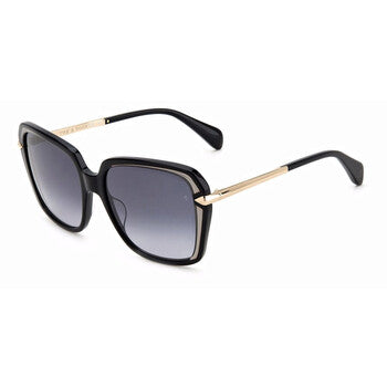 Grey Gradient Square Ladies Sunglasses