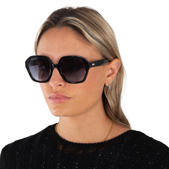 Grey Gradient Square Ladies Sunglasses