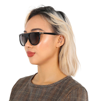 Polarized Grey Browline Ladies Sunglasses
