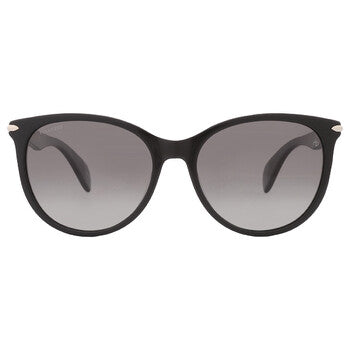 Polarized Grey Gradient Oval Ladies Sunglasses