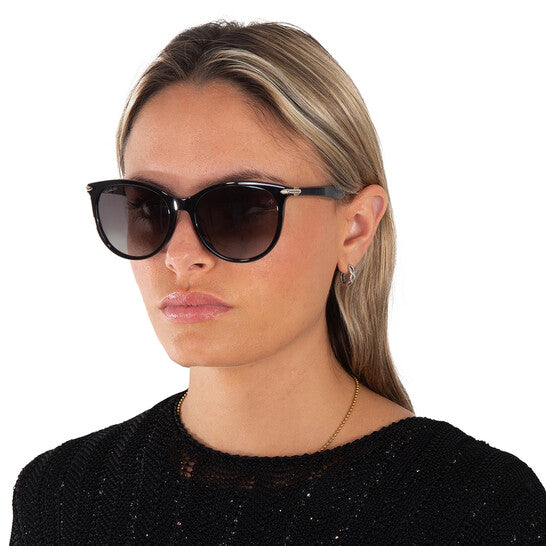 Polarized Grey Gradient Oval Ladies Sunglasses