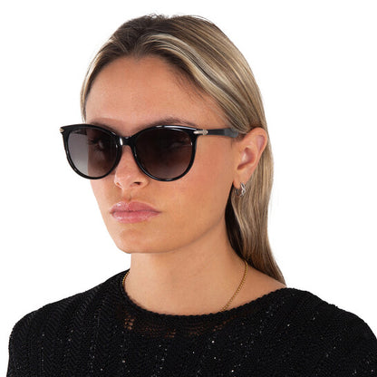 Polarized Grey Gradient Oval Ladies Sunglasses