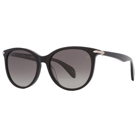 Polarized Grey Gradient Oval Ladies Sunglasses