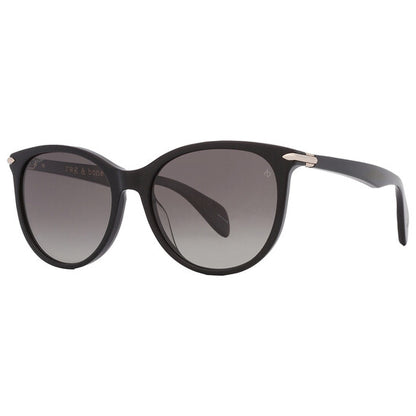 Polarized Grey Gradient Oval Ladies Sunglasses