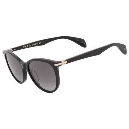 Polarized Grey Gradient Oval Ladies Sunglasses