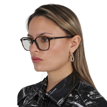 نظارات شمسية نسائية مربعة شفافة من راي بان، ليونارد ترانزيشنز