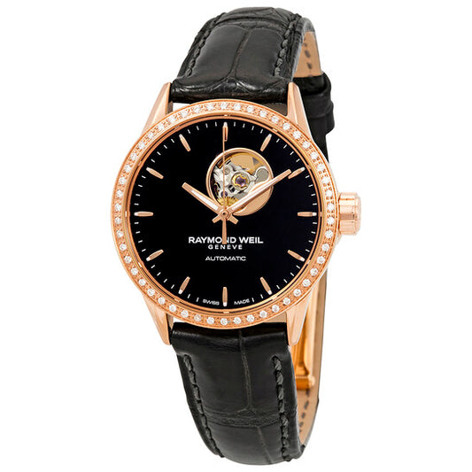 Raymond Weil, Freelancer Automatic Black Dial Ladies Watch