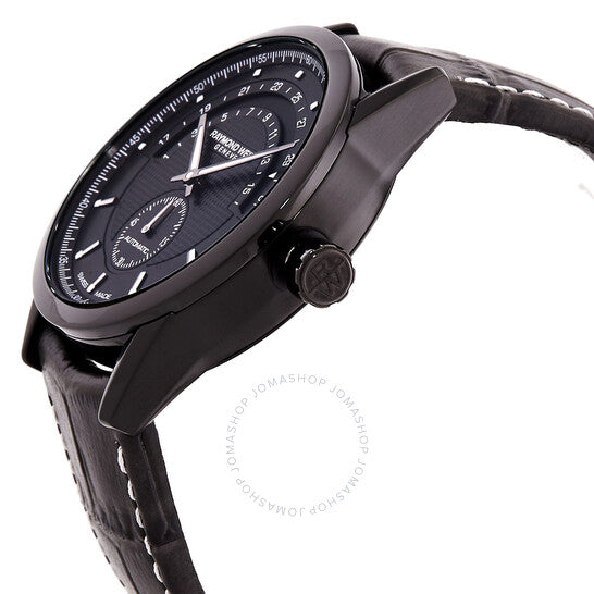 ساعة ريموند ويل فريلانسر أوتوماتيكية للسيدات بمينا أسود