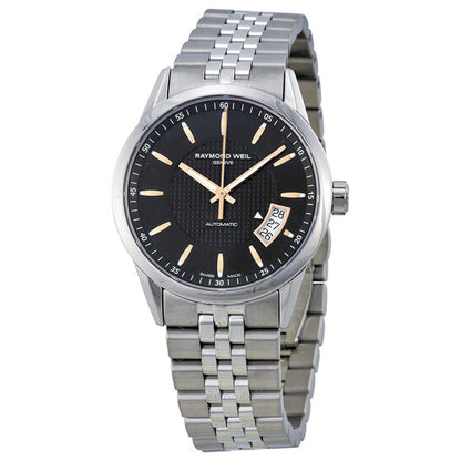 Raymond Weil, Freelancer Automatic Black Dial Stainless Steel Men's Watch