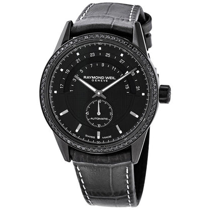 Raymond Weil, Freelancer Automatic Black Diamond Black Dial Ladies Watch