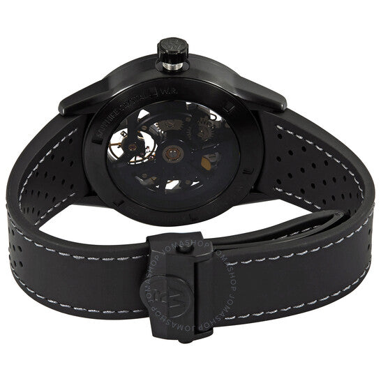 ساعة ريموند ويل فريلانسر أوتوماتيكية للرجال بمينا هيكلي أسود