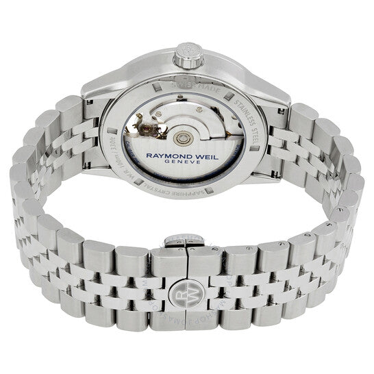 ساعة ريموند ويل فريلانسر أوتوماتيكية للرجال بمينا أزرق