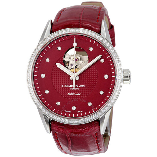 Raymond Weil, Freelancer Automatic Red Dial Ladies Watch