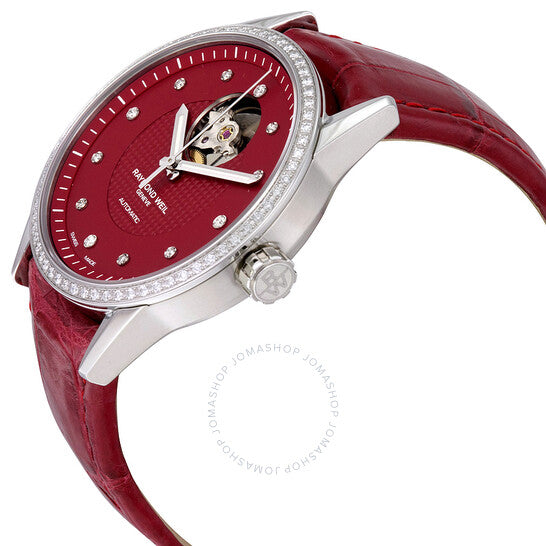 Raymond Weil, Freelancer Automatic Red Dial Ladies Watch