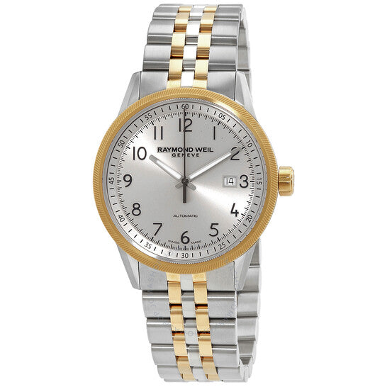 Raymond Weil, Freelancer Automatic Silver Dial Two-Tone Men's Watch