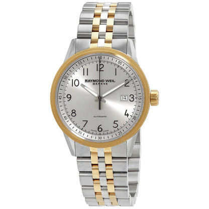 Raymond Weil, Freelancer Automatic Silver Dial Two-Tone Men's Watch
