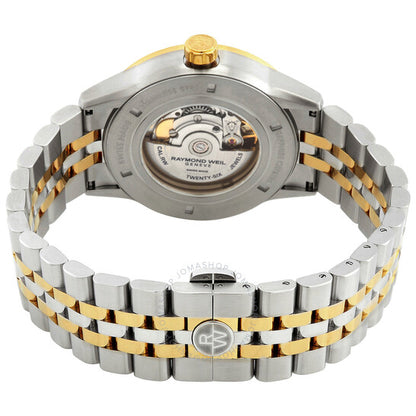 Raymond Weil, Freelancer Automatic Silver Dial Two-Tone Men's Watch