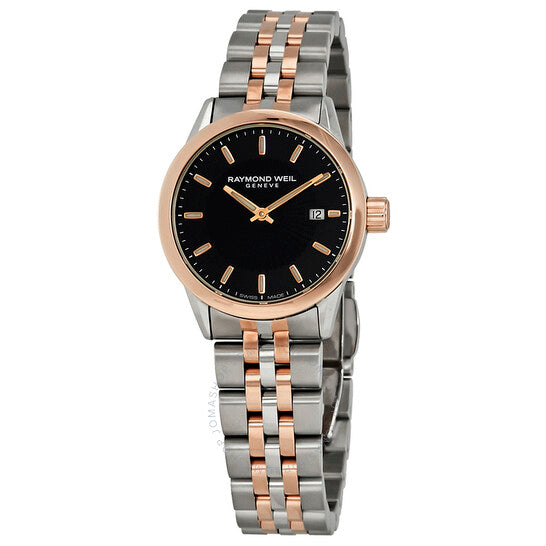 Raymond Weil, Freelancer Black Dial Ladies Watch