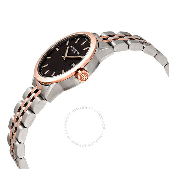 Raymond Weil, Freelancer Black Dial Ladies Watch