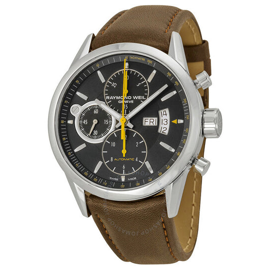 Raymond Weil, Freelancer Black Dial Men's Watch