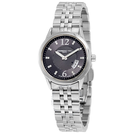 Raymond Weil, Freelancer Black Dial Ladies Watch