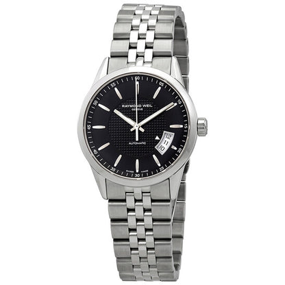 Raymond Weil, Freelancer Black Dial Stainless Steel Men's Watch