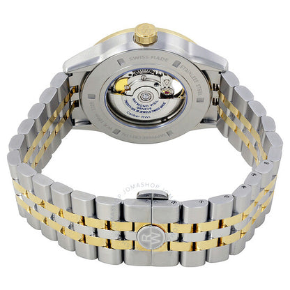 Raymond Weil, Freelancer Black Dial Two-tone Men's Watch