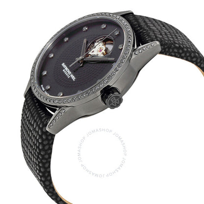 ساعة ريموند ويل فريلانسر للرجال أوتوماتيكية بمينا ألماس أسود