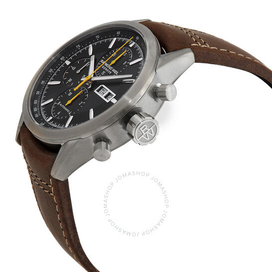 ساعة ريموند ويل فريلانسر كرونوغراف أوتوماتيكية للرجال بمينا أسود