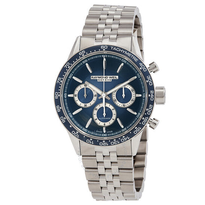 Raymond Weil, Freelancer Chronograph Automatic Blue Dial Men's Watch