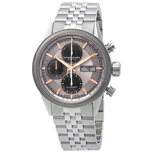 Raymond Weil, Freelancer Chronograph Automatic Grey Dial Men's Watch