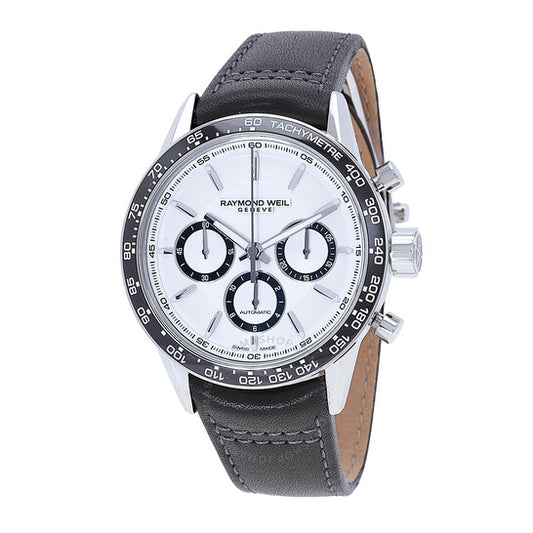 Raymond Weil, Freelancer Chronograph Automatic White Dial Men's Watch
