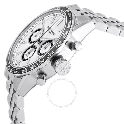 Raymond Weil, Freelancer Chronograph Automatic White Dial Men's Watch