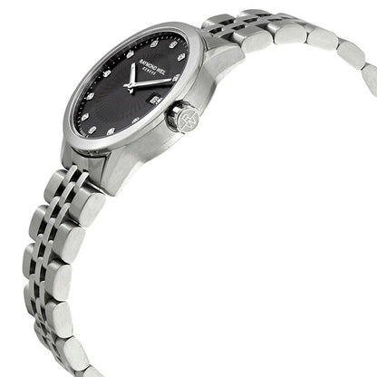 Raymond Weil, Freelancer Diamond Black Dial Ladies Watch