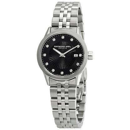 Raymond Weil, Freelancer Diamond Black Dial Ladies Watch
