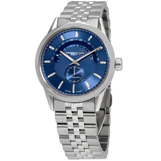 Raymond Weil, Freelancer Half-moon Automatic Blue Dial Men's Watch