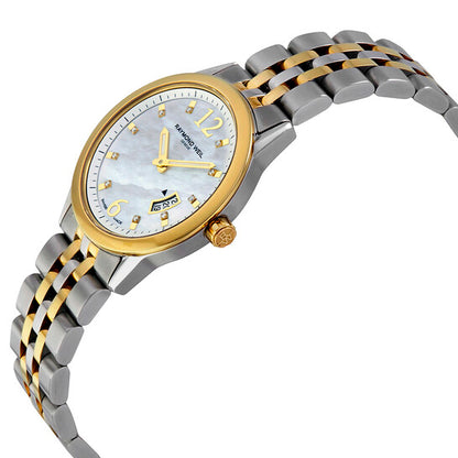 Raymond Weil, Freelancer Mother of Pearl Dial Ladies Watch