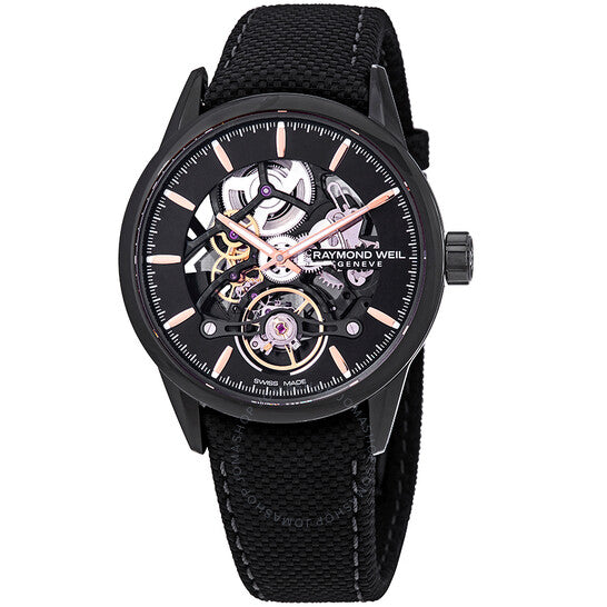 ساعة ريموند ويل فريلانسر للرجال، أوتوماتيكية، بمينا هيكلي