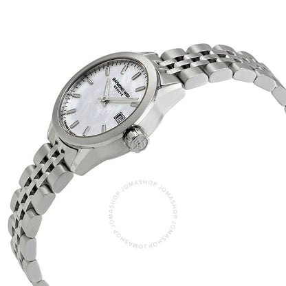 Raymond Weil, Freelancer White Mother of Pearl Dial Ladies Watch