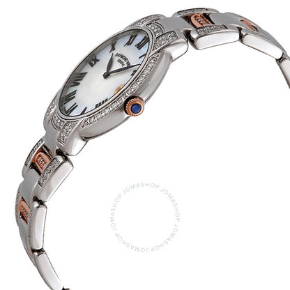 ساعة ريموند ويل ياسمين للسيدات بلونين مرصعة بالألماس