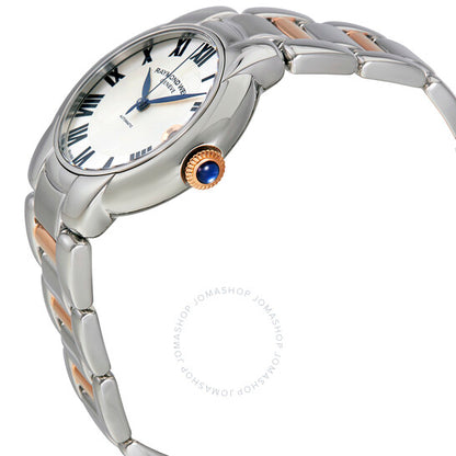Raymond Weil, Jasmine Automatic Silver Dial Two-tone Ladies Watch