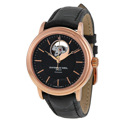 Raymond Weil, Maestro Automatic Black Dial Men's Watch