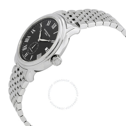 ساعة رايموند ويل مايسترو أوتوماتيكية للرجال بمينا أسود