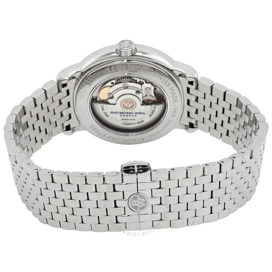 ساعة رايموند ويل مايسترو أوتوماتيكية للرجال بمينا أزرق