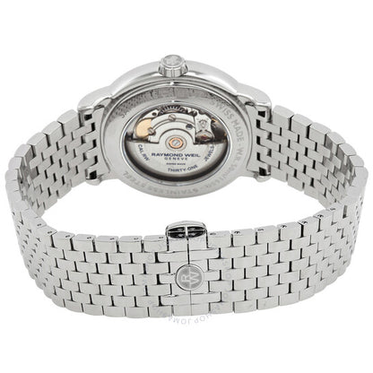 ساعة رايموند ويل مايسترو أوتوماتيكية للرجال بمينا أزرق