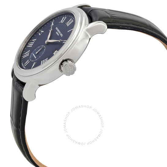 ساعة رايموند ويل مايسترو أوتوماتيكية للرجال بمينا أزرق