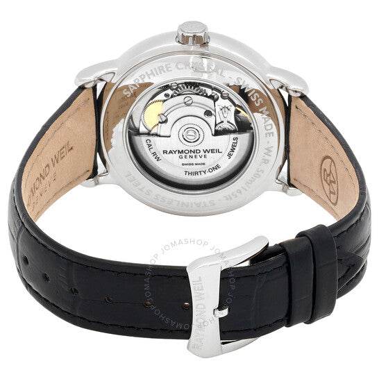 ساعة رايموند ويل مايسترو أوتوماتيكية للرجال بمينا أزرق