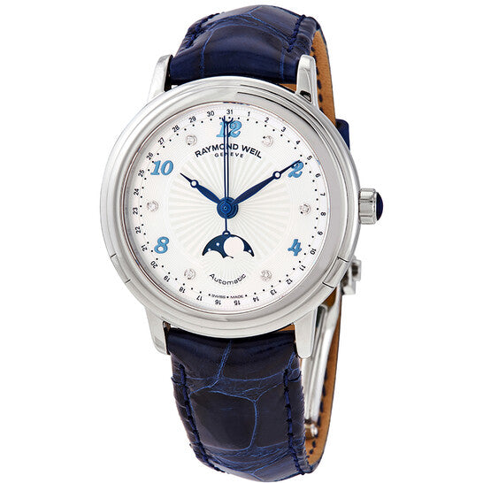 Raymond Weil, Maestro Automatic Diamond Silver Dial Ladies Watch
